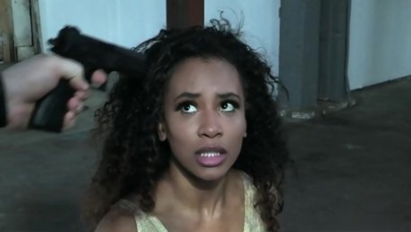 Hot black babe gets betrayed by her driver and gets introduced to BDSM