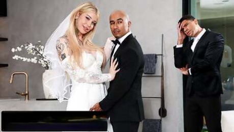 Gorgeous Trans Bride Gracie Jane Cheats With Her Man Of Honor Just Before Her Wedding