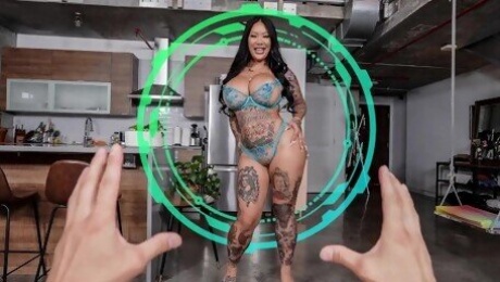 SEX SELECTOR - Curvy, Tattooed Asian Goddess Connie Perignon Is Here To Play