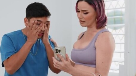Naughty mom Dana DeArmond emotional porn clip